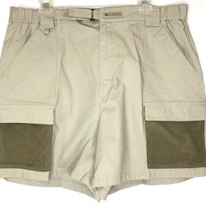 Columbia PFG Cargo Shorts Mens Size XL
